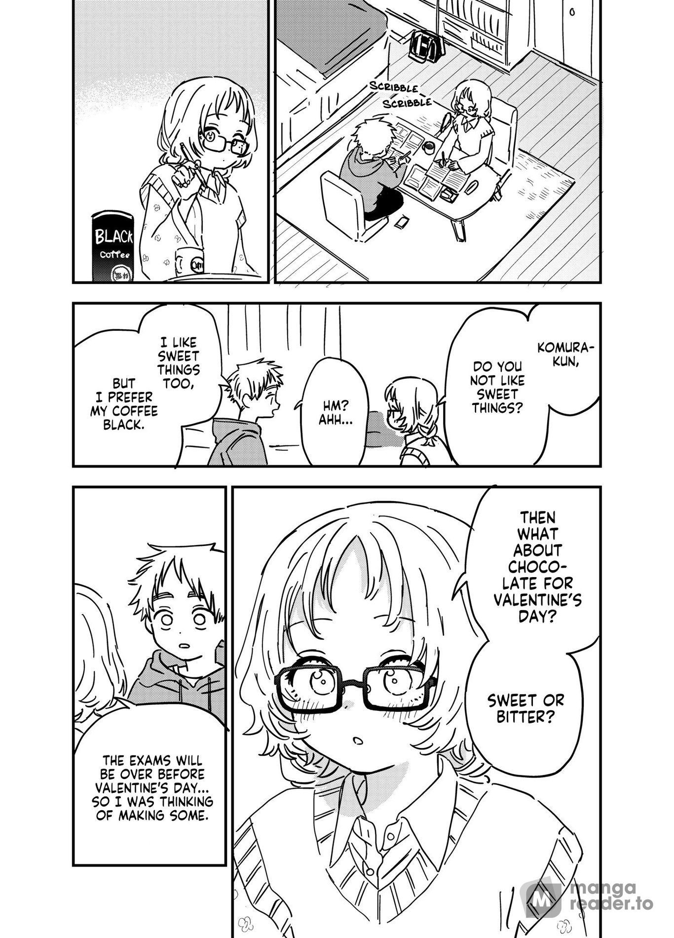 The Girl I Like Forgot Her Glasses, Chapter 96.5 image 1